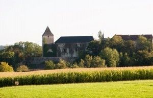 Monastery, Grass, Outdoors, Nature, Countryside, Rural, Lawn, Fortress, Field, Pasture