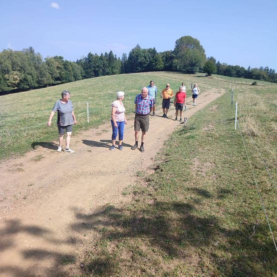 Bild enthält, Person, Walking, Path, Nature, Outdoors, Trail, Grass, Park, Field, Shoe