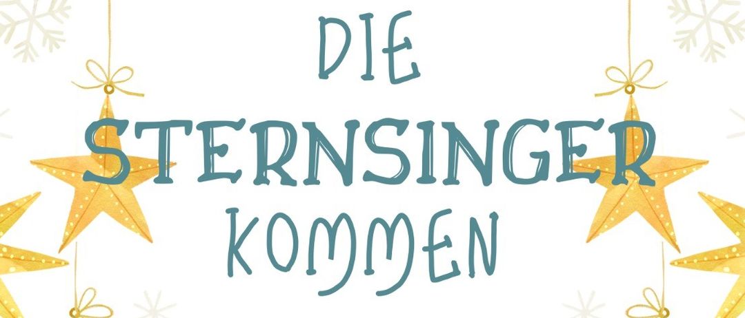 Eine Einladung zu Sternsinger Komme, einer Versammlung am Samstag, 27. Dezember 2025, in Bernstein in Hasel, Langau, Rettenbach. Die Veranstaltung findet von 8:00 Uhr bis etwa 13:00 Uhr statt.