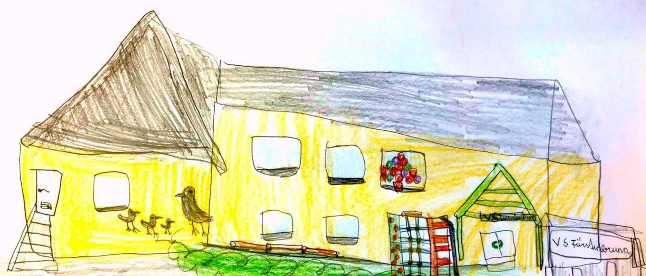 Bild enthält, Art, Drawing, Outdoors, Nature, Bird, Countryside, Hut, Rural