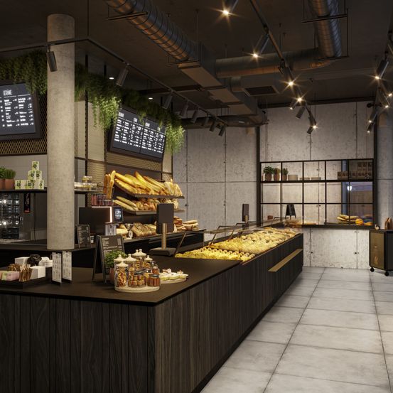 Bild enthält, Cafeteria, Indoors, Restaurant, Architecture, Building, Shop