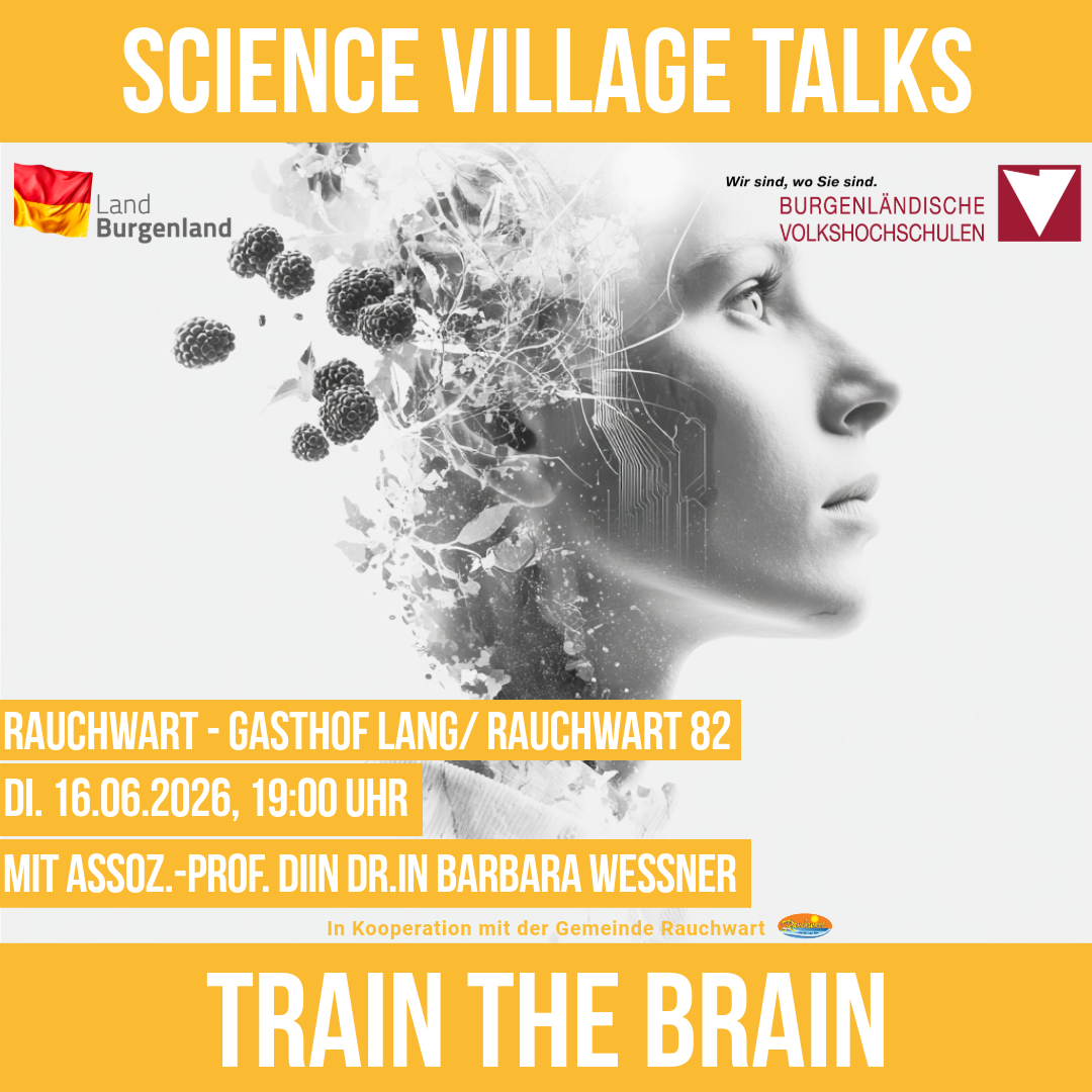 Science Village Talks Veranstaltung mit Assoc.-Prof. Dr. Barbara Wessner im Rauchwart Gasthof Lang am 16.06.2026 um 19:00. In Zusammenarbeit mit Rauchwart.