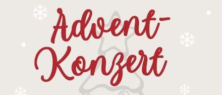 Plakat für ein Adventkonzert in Friesach, Österreich, mit Angaben zu Datum, Uhrzeit und einer Sammlung für Tafel Osterreich. Das Plakat ist mit Schneeflocken verziert.