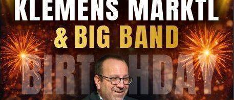 Klemens Marktl und seine Big Band feiern ihren Geburtstag mit 50 Jahren Schlagzeug am 8. August 2026 um 19:30 Uhr im Furstenhof Friesach.