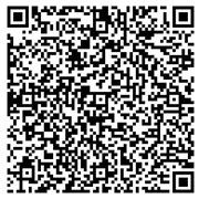 Ein Schwarz-Weiß-Bild mit einem Muster, das einem QR-Code ähnelt, bestehend aus verschieden großen Quadraten und Linien.
