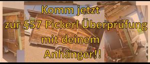 Werbung mit dem Text 'Komm jetzt zur $57 Pickel-Überprüfung mit deinem Anhänger!'