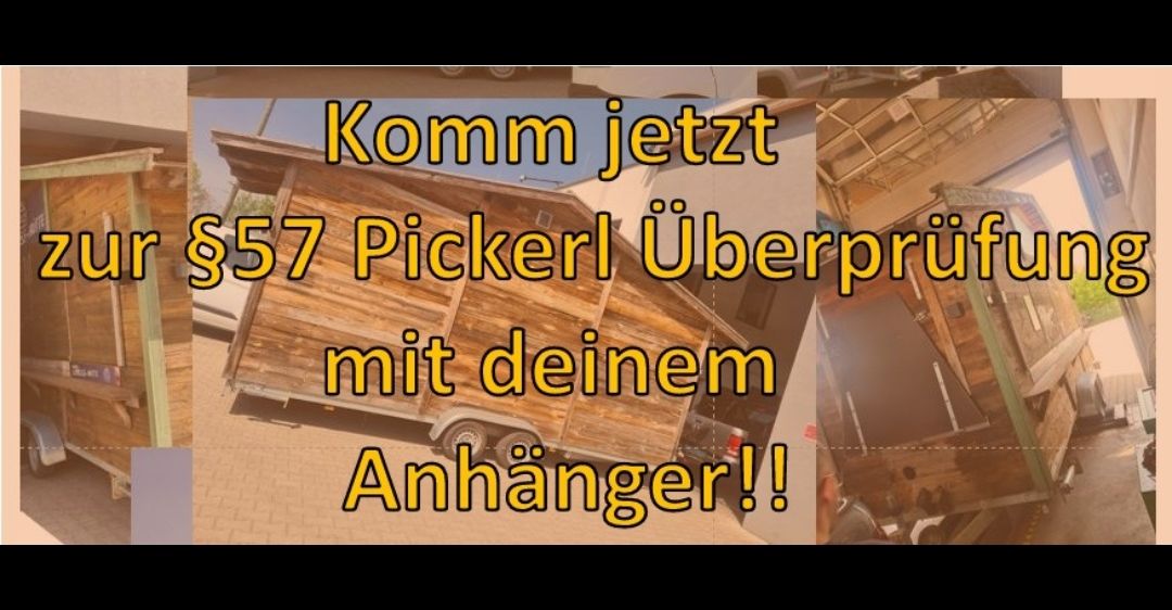 Werbung mit dem Text 'Komm jetzt zur $57 Pickel-Überprüfung mit deinem Anhänger!'