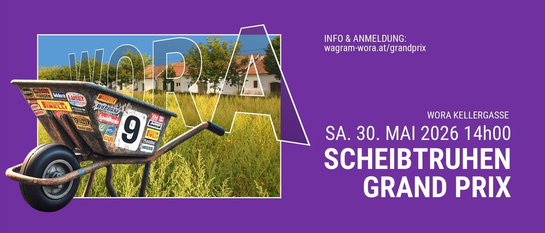 Ein Plakat, das ein ländliches Ereignis am Samstag, 30., bewirbt. Es zeigt eine ländliche Landschaft mit einem Haus, einem Baum und einem Gießkannen mit Aufklebern. Der Text ist in Deutsch.