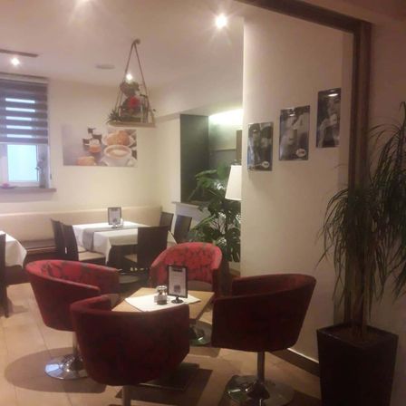 Bild enthält, Indoors, Chair, Furniture, Living Room, Plant, Home Decor, Beauty Salon, Photo Frame, Lounge, Person