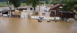 Bild enthält, Flood, Water, Person