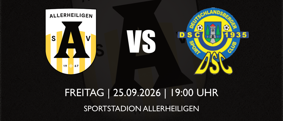 Der 8. Spieltag der Regionalliga Süd zeigt ein Spiel zwischen Allerheiligen und DSC Sport Club. Geplant für Freitag, 25. September 2026, um 19:00 Uhr, findet es im Sportstadion Allerheiligen statt.