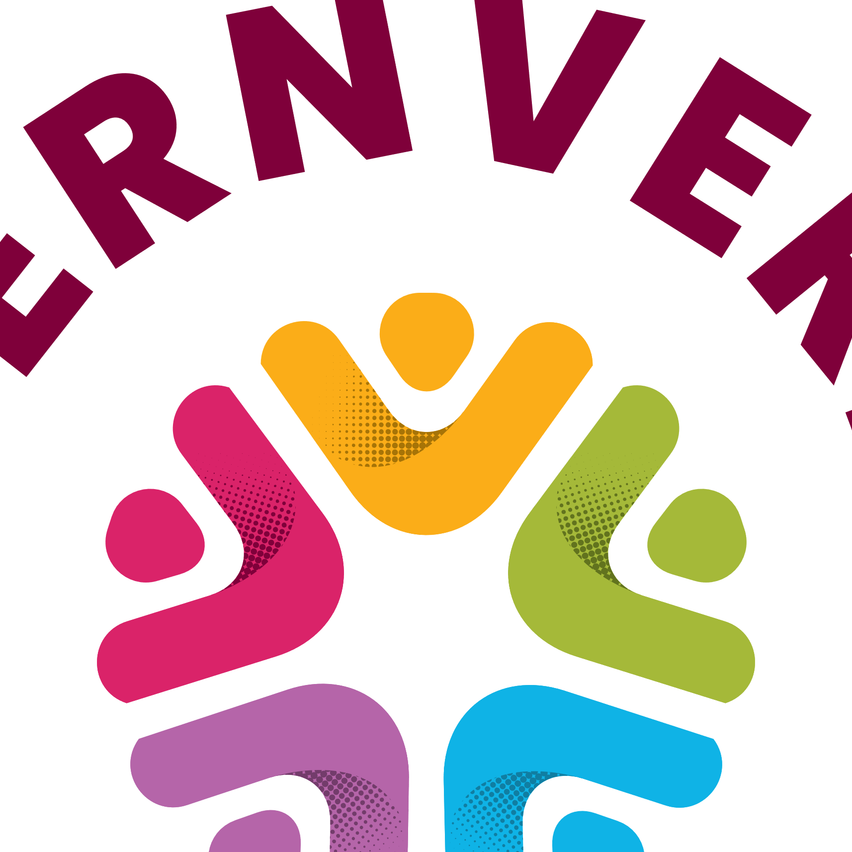 Das Logo des Elternvereins Nickelsdorf zeigt die Worte 'Elternverein Nickelsdorf' in einem Kreis, umgeben von farbenfrohen Figuren.