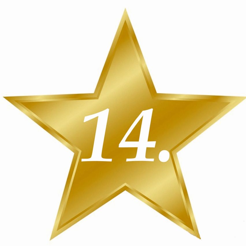 Bild enthält, Star Symbol, Symbol, Mailbox, Gold