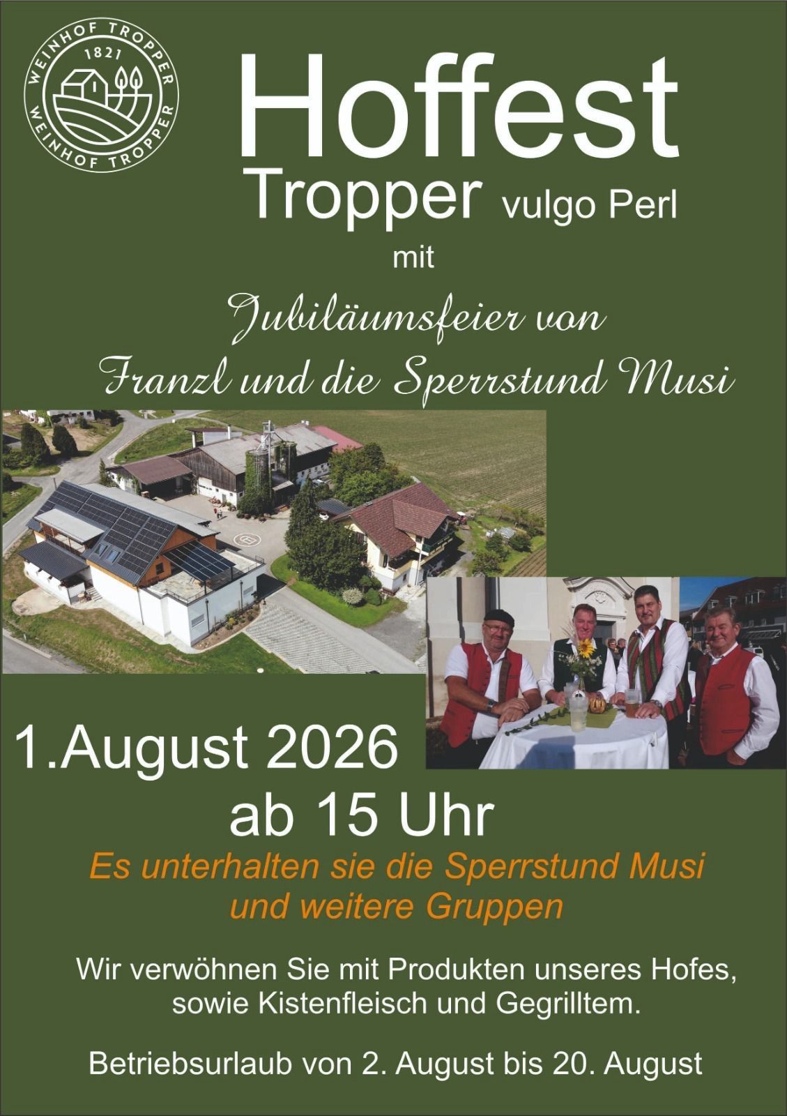 Hoffest Plakat