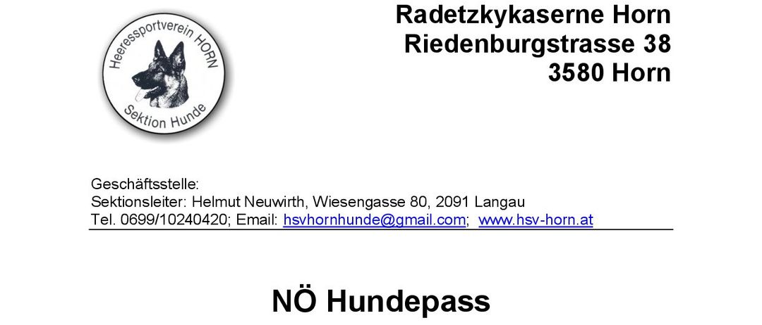 Ein Dokument beschreibt den obligatorischen Theorievortrag für Hundebesitzer, die ihr Hundepass erneuern, einschließlich Details zum NO Hundepass, Datum, Ort, Dauer und Kosten.