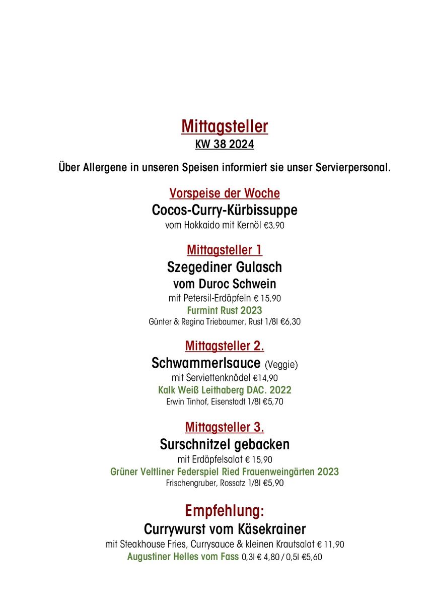 Bild enthält, Menu, Text