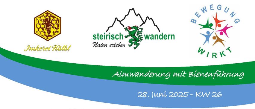 Eine Almwanderung mit Bienenführung am 28. Juni 2025 in der Region Waldheimat, Krieglach. Die Teilnehmer erkunden Wälder, Wiesen und Felder, identifizieren Pflanzen, Insekten und Blumen. Der Ausflug endet mit einer Imkererfahrung und Honigverkostung. Treffpunkt um 8 Uhr am VAZ Krieglach, mit einem Beitrag von 20 EUR für die Vereinigung, 30 EUR für Nichtmitglieder.