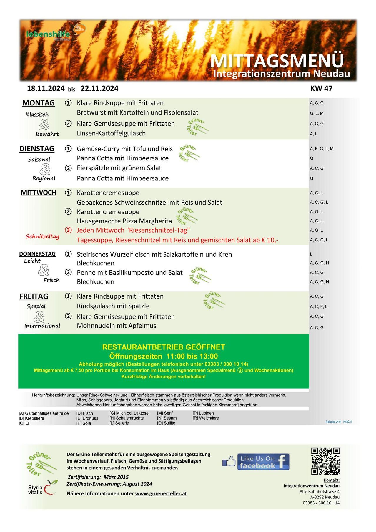 Bild enthält, Text, Menu, QR Code, Page, Advertisement, Poster