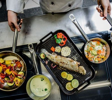 Bild enthält, Food, Meat, Pork, Cookware, Kitchen Utensil