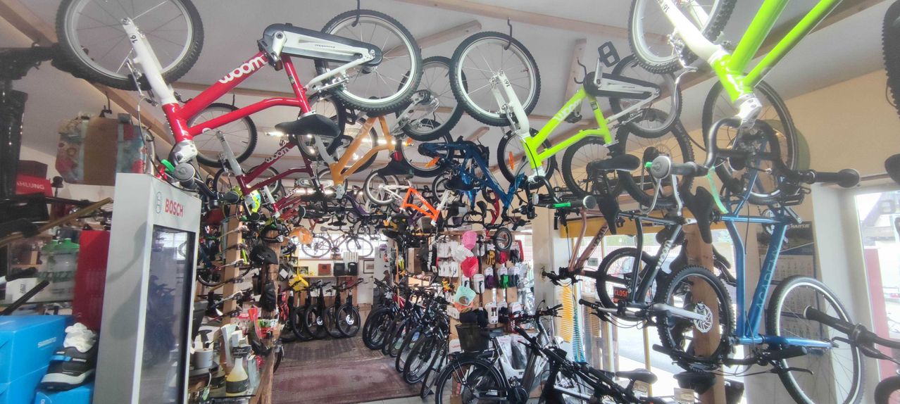 Bild enthält, Building, Factory, Spoke, Manufacturing, Workshop, Wheel, Bicycle, Vehicle, Person, Cup