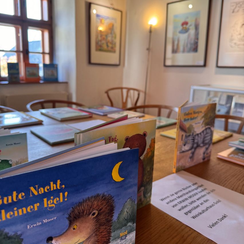 Bild enthält, Book, Publication, Wood, Chair, Furniture, Painting, Table, Indoors