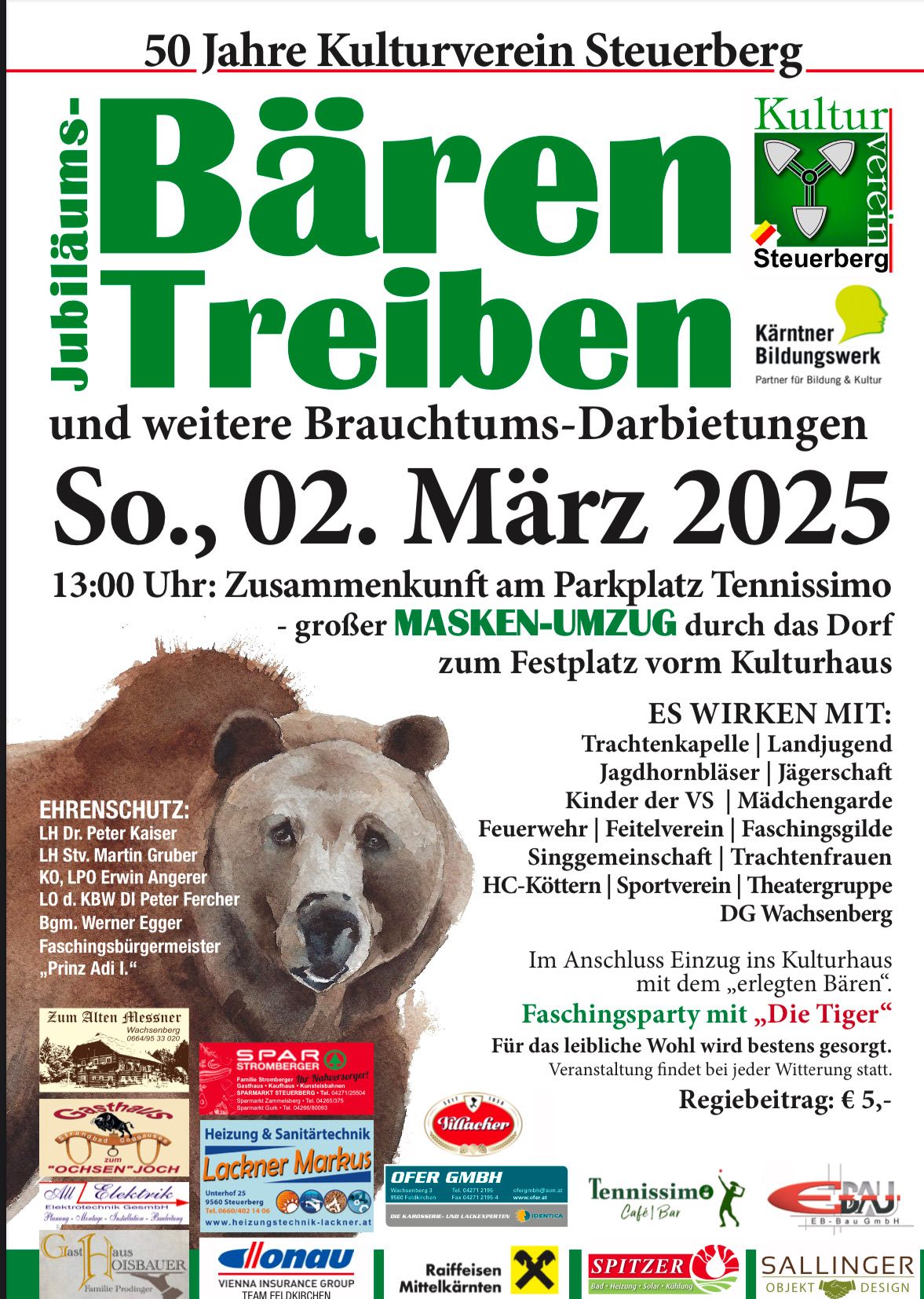 Bild enthält, Animal, Bear, Mammal, Wildlife, Advertisement, Poster, Text