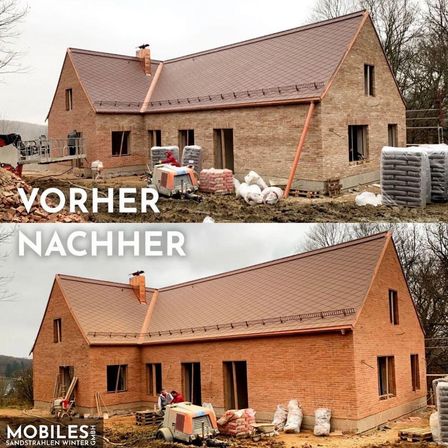 Bild enthält, Building, Outdoors, Shelter, Cottage, House, Housing, Brick, Roof, Villa, Nature