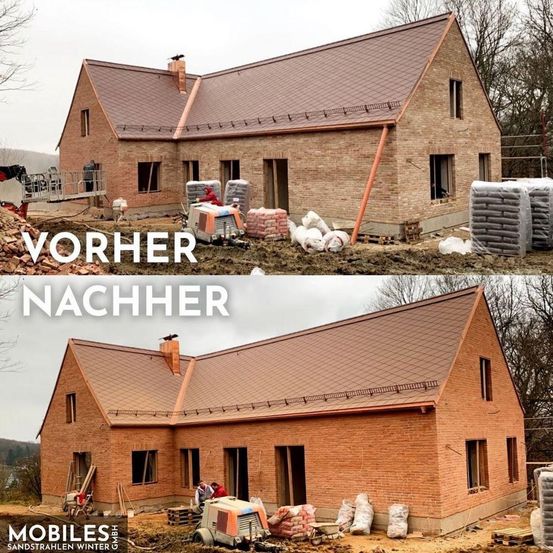 Bild enthält, Building, Outdoors, Shelter, Cottage, House, Housing, Brick, Roof, Villa, Nature