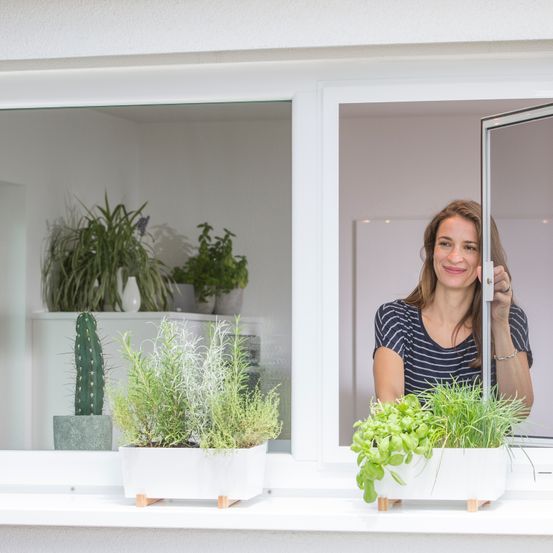 für häufig benutzte Küchenfenster ideal - Öffnung nach innen oder außen