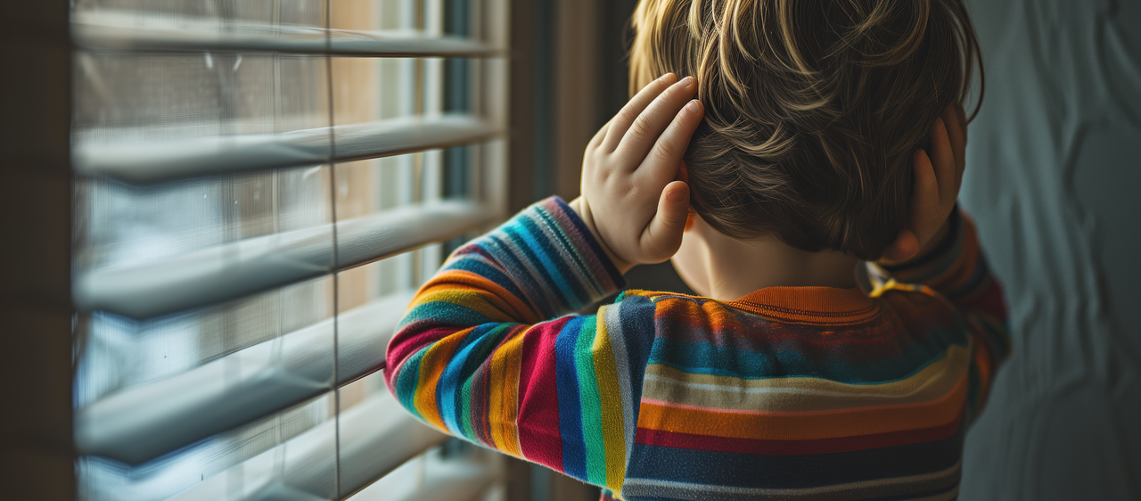 Bild enthält, Face, Head, Person, Boy, Child, Male, Home Decor, Sad