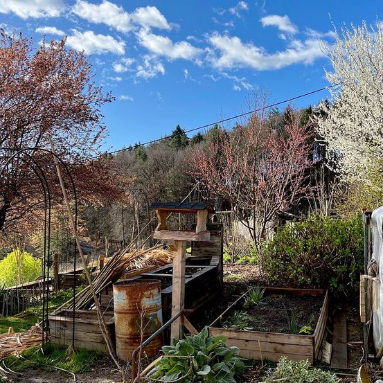 Bild enthält, Outdoors, Nature, Garden, Countryside, Yard, Backyard, Tent, Gardening, Rural, Hut