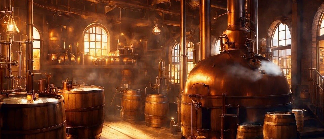 Bild enthält, Architecture, Building, Factory, Brewery