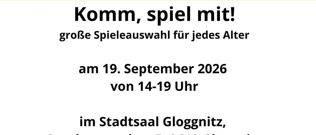 Plakat für die 'Tage des Gesellschaftsspiels' Veranstaltung mit Familien, die Brettspiele spielen, Veranstaltungsdetails und einem QR-Code für weitere Informationen.