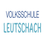 Volksschule Leutschach-Logo. Das Bild zeigt das Logo der Volksschule Leutschach in blauer und hellblauer Schrift.