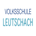 Volksschule Leutschach-Logo. Das Bild zeigt das Logo der Volksschule Leutschach in blauer und hellblauer Schrift.