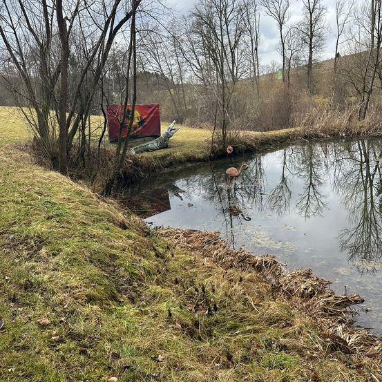 Nature, Outdoors, Scenery, Canoeing, Water, Canal, Pond, Bird, Path, Towpath