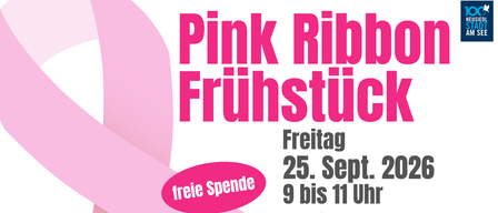 Pink Ribbon Frühstück am Freitag, 25. September, von 9 bis 11 Uhr im Weinwerk Burg. Freier Eintritt.