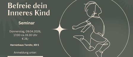 Ein Plakat zeigt ein laufendes Kind. Das Event ist am 04.04.2026 um 20:30 Uhr. Ort: KR 5. Kontakt: nhitz.at, 40-93.