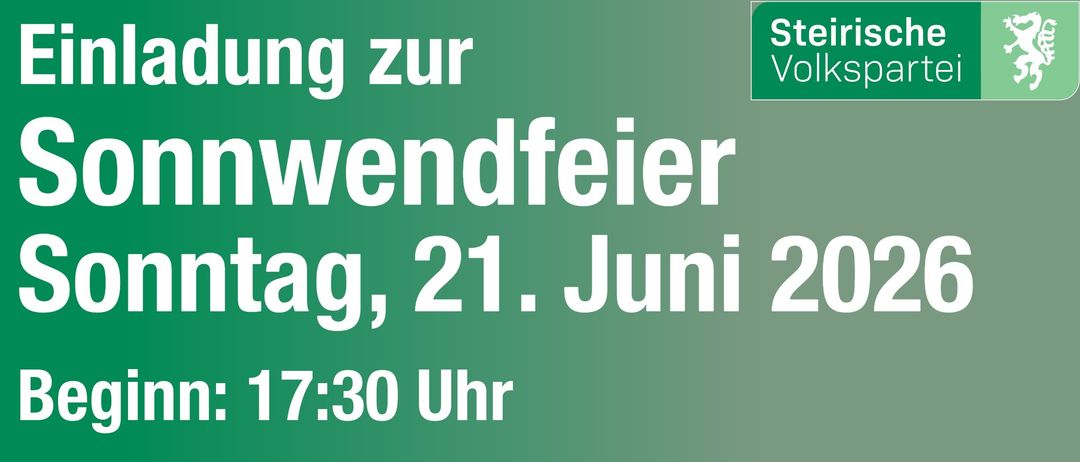 Plakat für ein Lagerfeuer-Event. Datum: Sonntag, 21. Juni 2026, Beginn: 17:30 Uhr. Ort: Huter, Heschgl, Krainbachweg. Programm: Singkreis, Volkstanzkreis, Kindervolktanzkreis, Feuersegen. Regionale Produkte sind vorhanden.