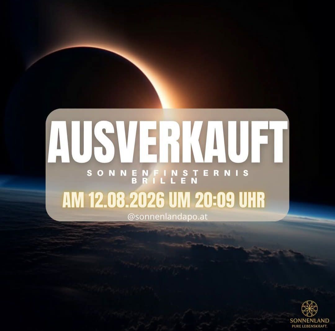 Eine Sonnenfinsternis findet am 12.08.2026 um 20:09 Uhr statt. Das Bild zeigt die Finsternis mit dem Mond, der teilweise die Sonne bedeckt.