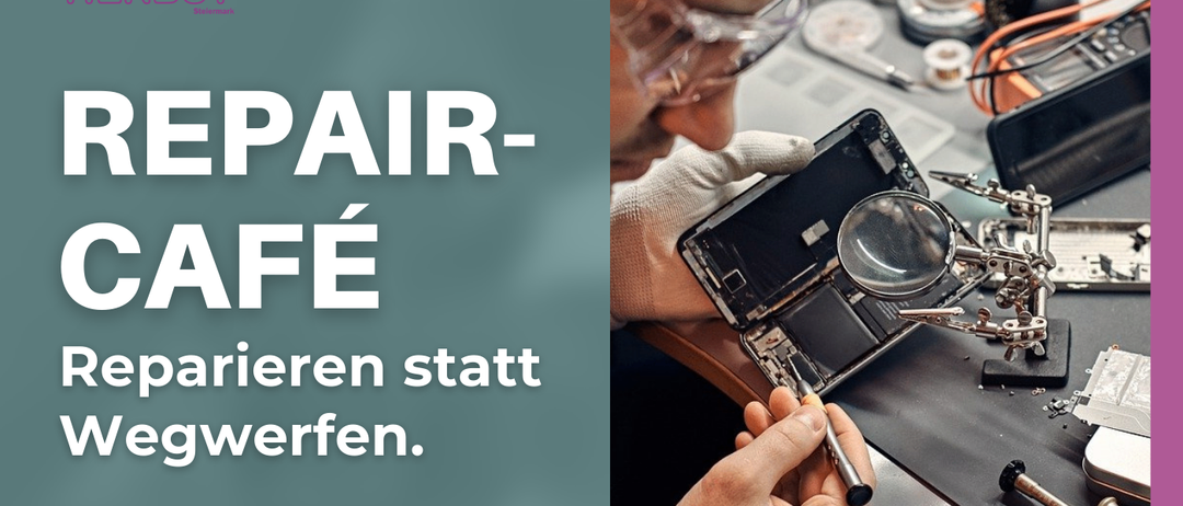 Reparatur-Café am 26. September 2025, von 14:00 bis 18:00 im ASZ Kirchberg. Reparieren Sie Ihre Elektronik und Kleidung mit Experten.
