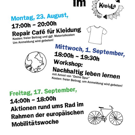 Bild enthält, Advertisement, Poster, Machine, Wheel, QR Code, Bicycle, Transportation, Vehicle