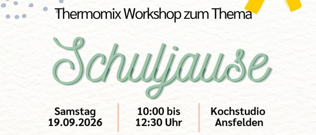 Workshop für Kinder und Kindergarten am 19.09.2026 von 10:00 bis 12:30 Uhr. Kreative und leckere Snackideen entdecken. Kommt vorbei und genießt einen vollen Vormittag!