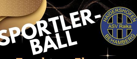 Plakat für Sport Ball Event am 24. Januar 2026. Zeigt einen Mann und eine Frau in formeller Kleidung, mit dem Slogan 'Save the Date'. Veranstaltung im Gasthaus Rohrauer um 19:00. Das Thema lautet 'Dress to Impress'.