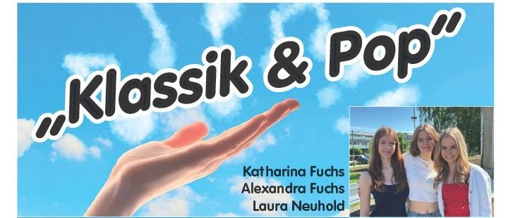 Sommerkonzert in Lafnitzhoehe: Klassik & Pop am 17. Juli, 19:00 Uhr im Kursaal GPZ. Eintritt: freiwillige Spende. Mit Katharina Fuchs, Alexandra Fuchs und Laura Neuhold.