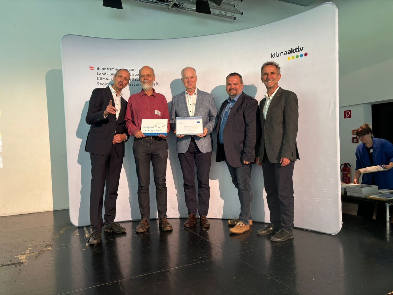 Gruppenfoto, Verleihung european energy award