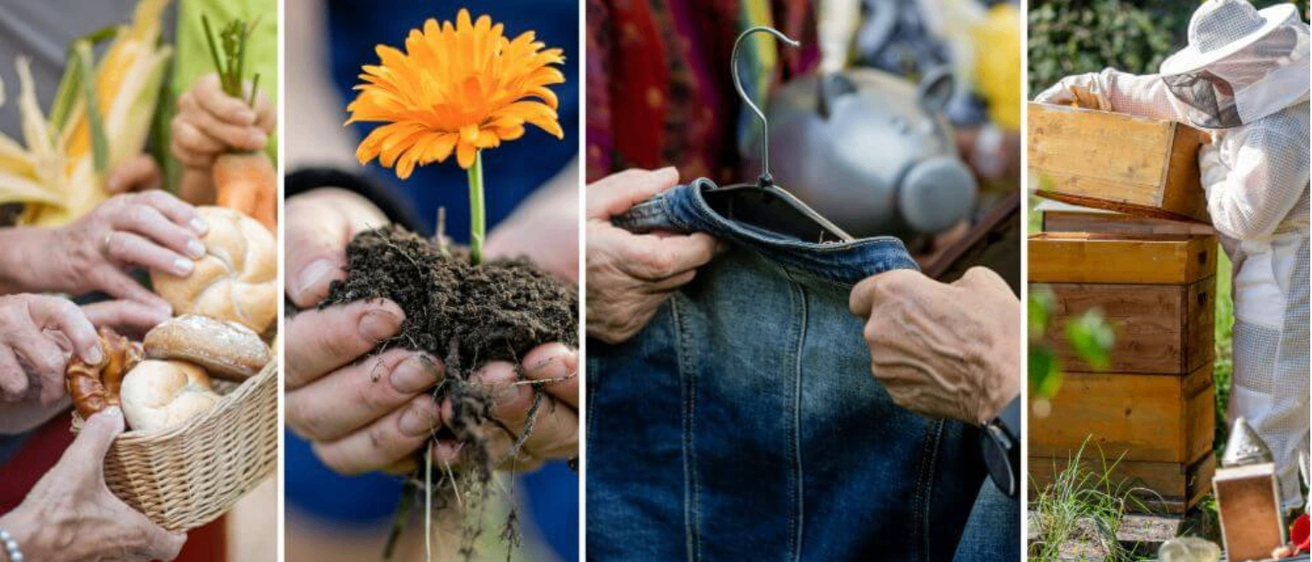 Bild enthält, Garden, Nature, Outdoors, Gardening, Clothing, Jeans, Pants, Person