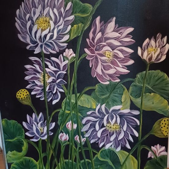 Canvas, Art, Painting, Plant, Modern Art, Flower