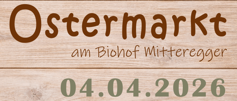 Werbeplakat für einen Bauernladenverkauf am 4. April 2026 ab 9 Uhr. Beinhaltet regionales Bier, Süßigkeiten, Ostergeschenke, recycelte Kerzen und Kunsthandwerk.