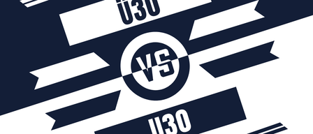 Plakat für ein Sportspiel zwischen U30-Teams am 25. Oktober 2026 um 15:00 Uhr auf dem Sportplatz St. Nikolai/Dr.